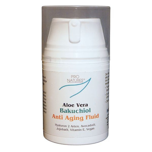Aloe Vera Bakuchiol Anti Aging Fluid 50 ml- Airless Spender