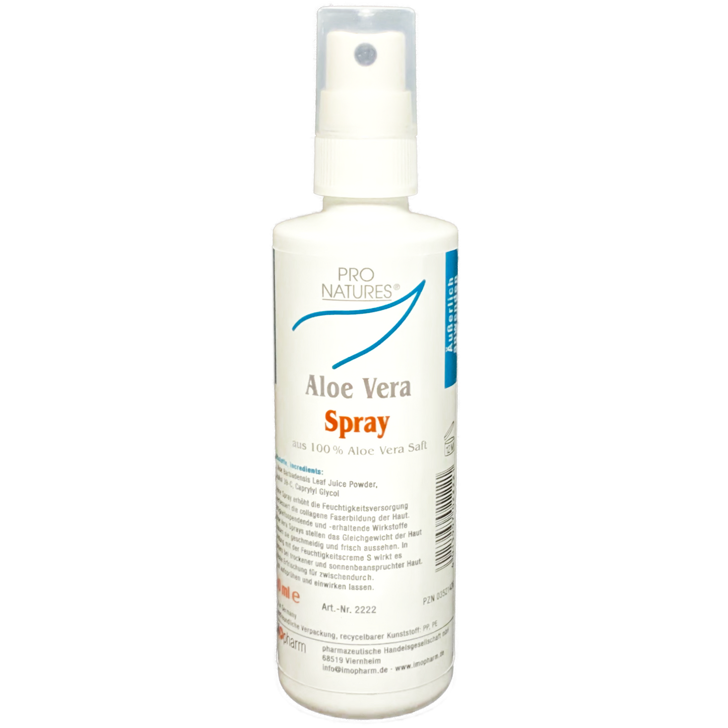 Aloe Vera Spray 100 ml aus 100 % Aloe Vera Saft*
