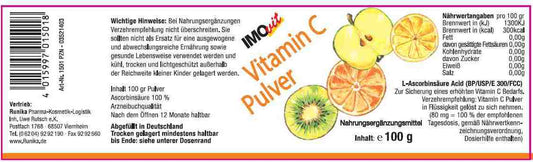 IMOVit Vitamin C Pulver 100 gr