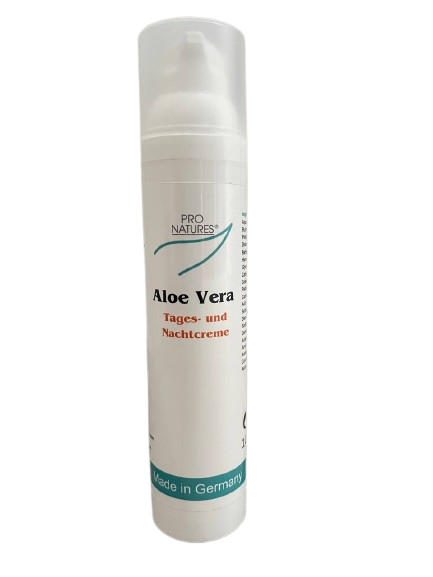 Aloe Vera Tages- und Nachtcreme 100 ml Airless-Spender PRO NATURES