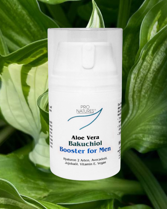 Aloe Vera Bakuchiol Booster for men 50 ml Ailress Spender