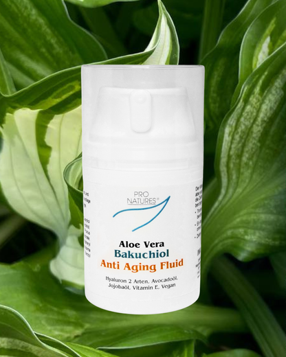 Aloe Vera Bakuchiol Anti Aging Fluid 50 ml- Airless Spender