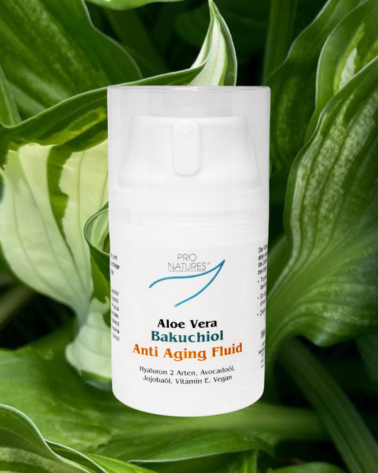 Aloe Vera Bakuchiol Anti Aging Fluid 50 ml- Airless Spender