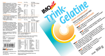 Imovit Trinkgelatine Inhaltsangabe