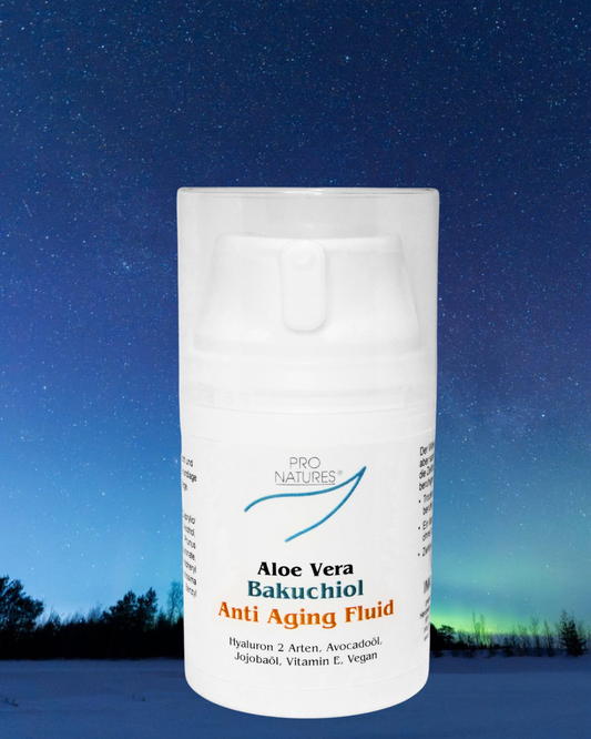 Aloe Vera Bakuchiol Anti Aging Fluid 50 ml- Airless Spender