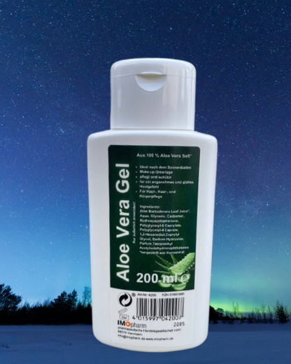 Aloe Vera Gel 200 ml mit blumigem Geruch - vegan - Barbadensis Miller