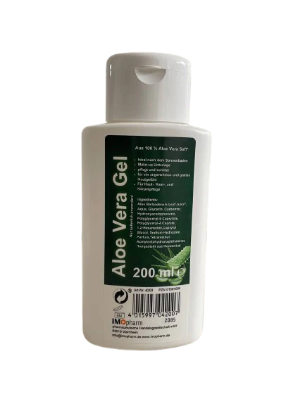 Aloe Vera Gel 200 ml mit blumigem Geruch - vegan - Barbadensis Miller