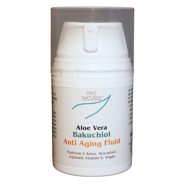 Aloe Vera Bakuchiol Anti Aging Fluid 50 ml- Airless Spender