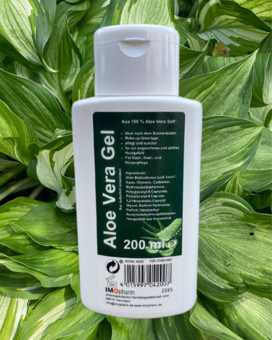 Aloe Vera Gel 200 ml mit blumigem Geruch - vegan - Barbadensis Miller